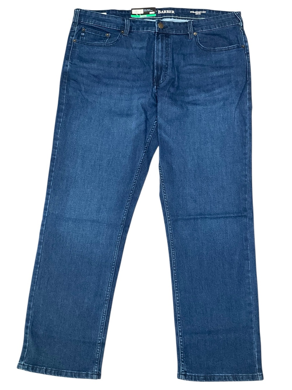 Scott Barber Men's Jeans Straight Fit Jeans Dark Blue Size 38 X 30 NWT